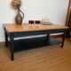 Vintage solid wood coffee table