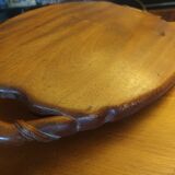 Solid mahogany serving tray