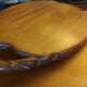 Solid mahogany serving tray