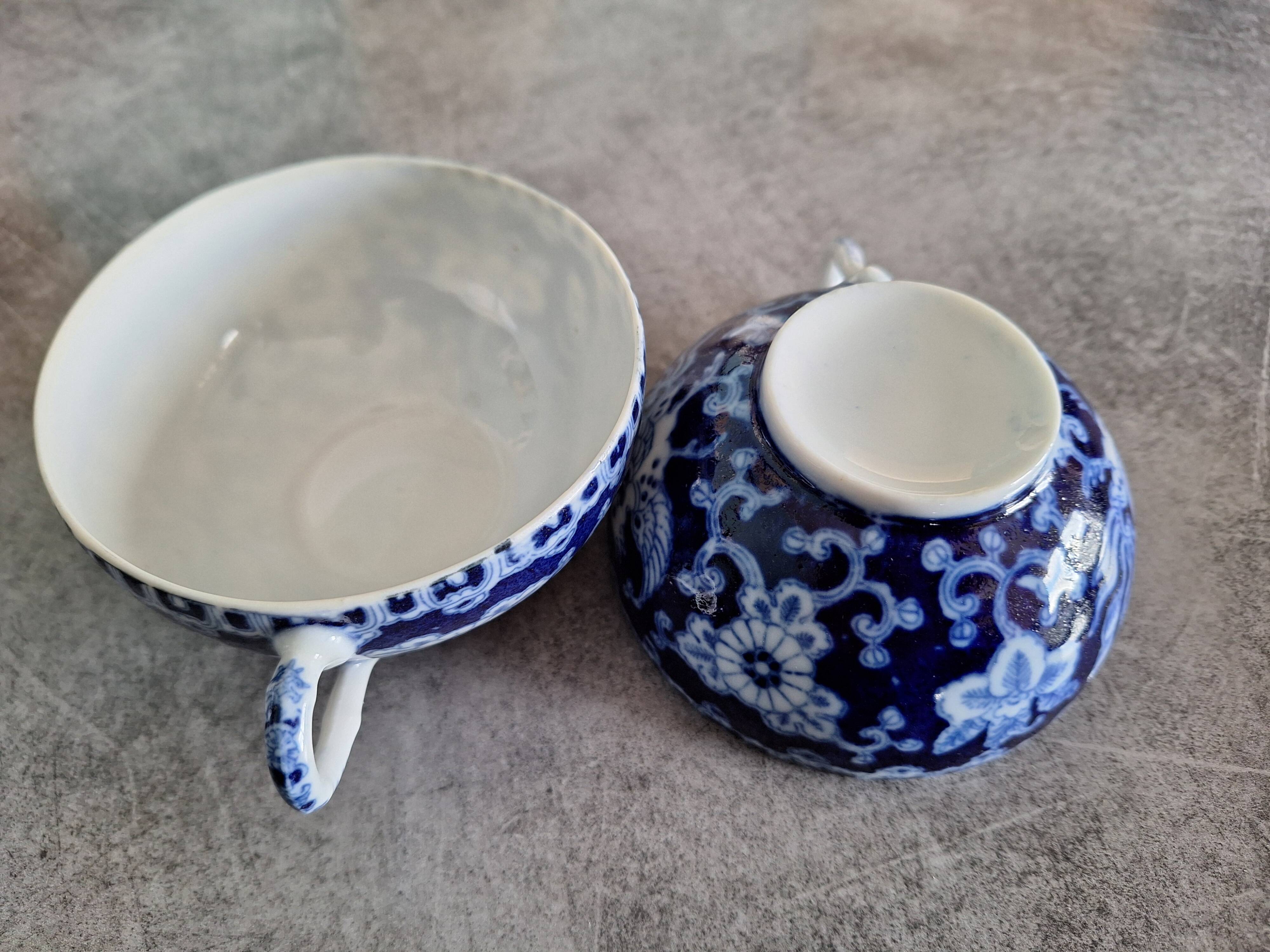 Blue Chinese Porcelain Teacups