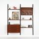 Teak wall unit PS System, Danish design, 1960s, manufactured by Randers Møb
