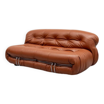 Canapé deux places Soriana par Afra & Tobia Scarpa pour Cassina, années 1970