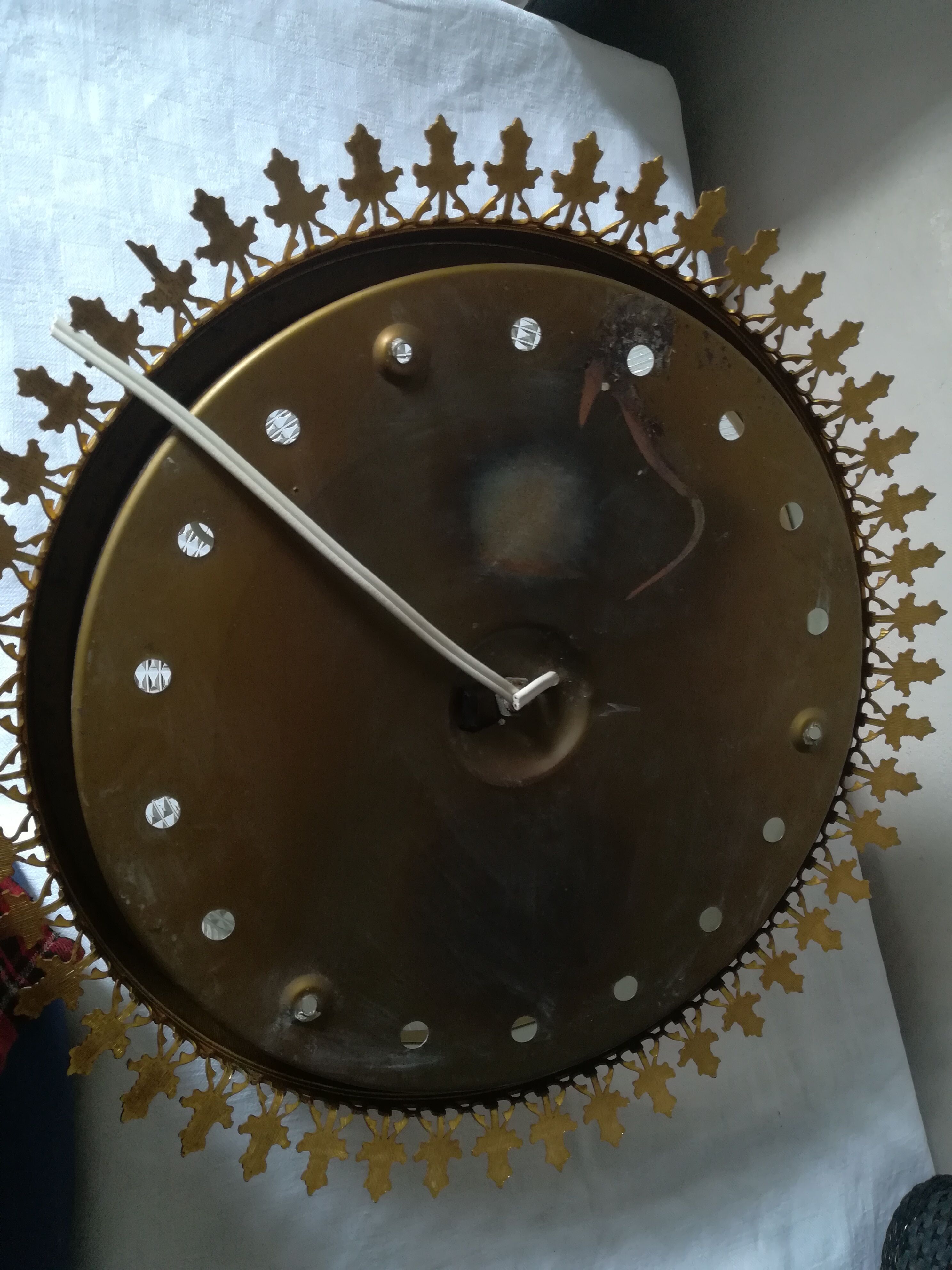 Double chiseled glass ceiling light