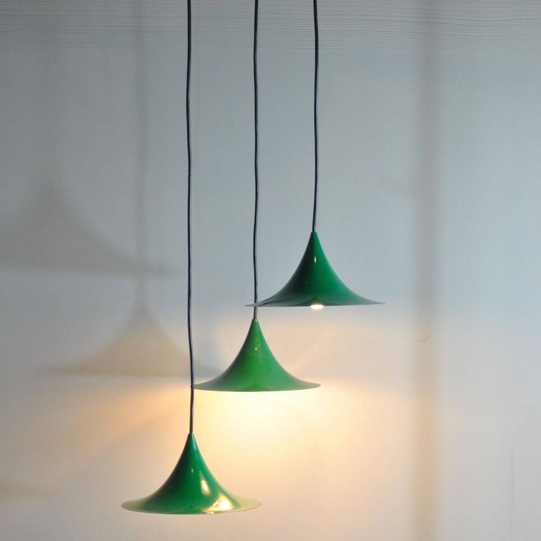 Small ceiling lamp by Fog & Mørup, 1960s, set of 3