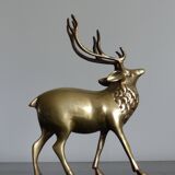 Brass deer.