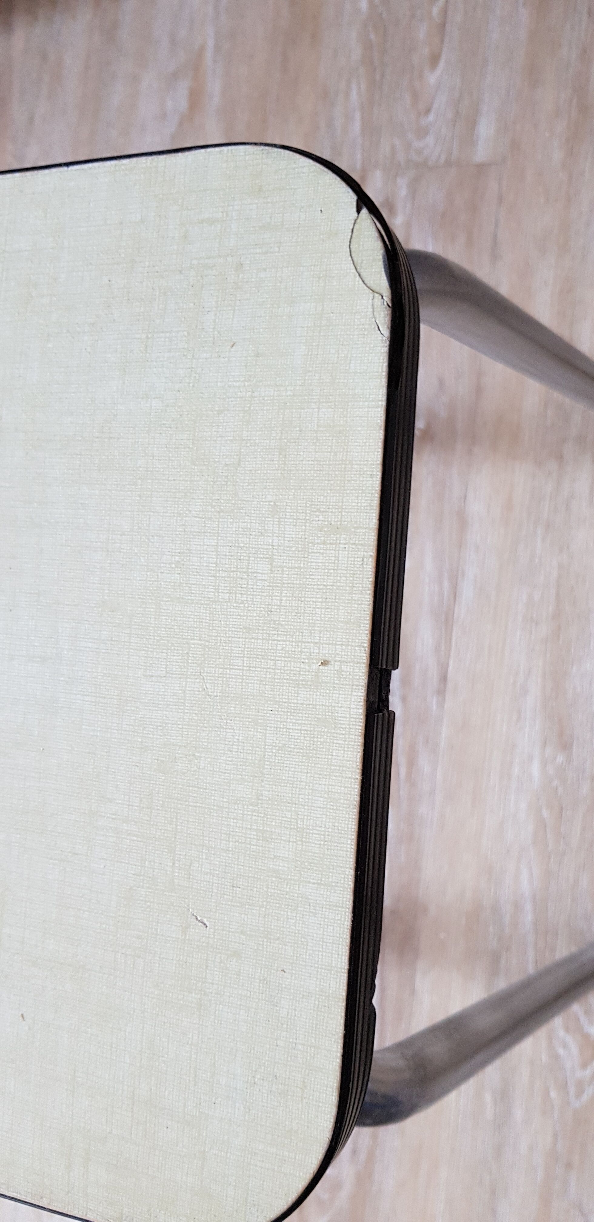 Formica extension table set, 2 chairs and 2 stools