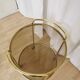 Vintage Smoked Glass Serving Trolley: 1970s Mid-Century Modern Bar Cart