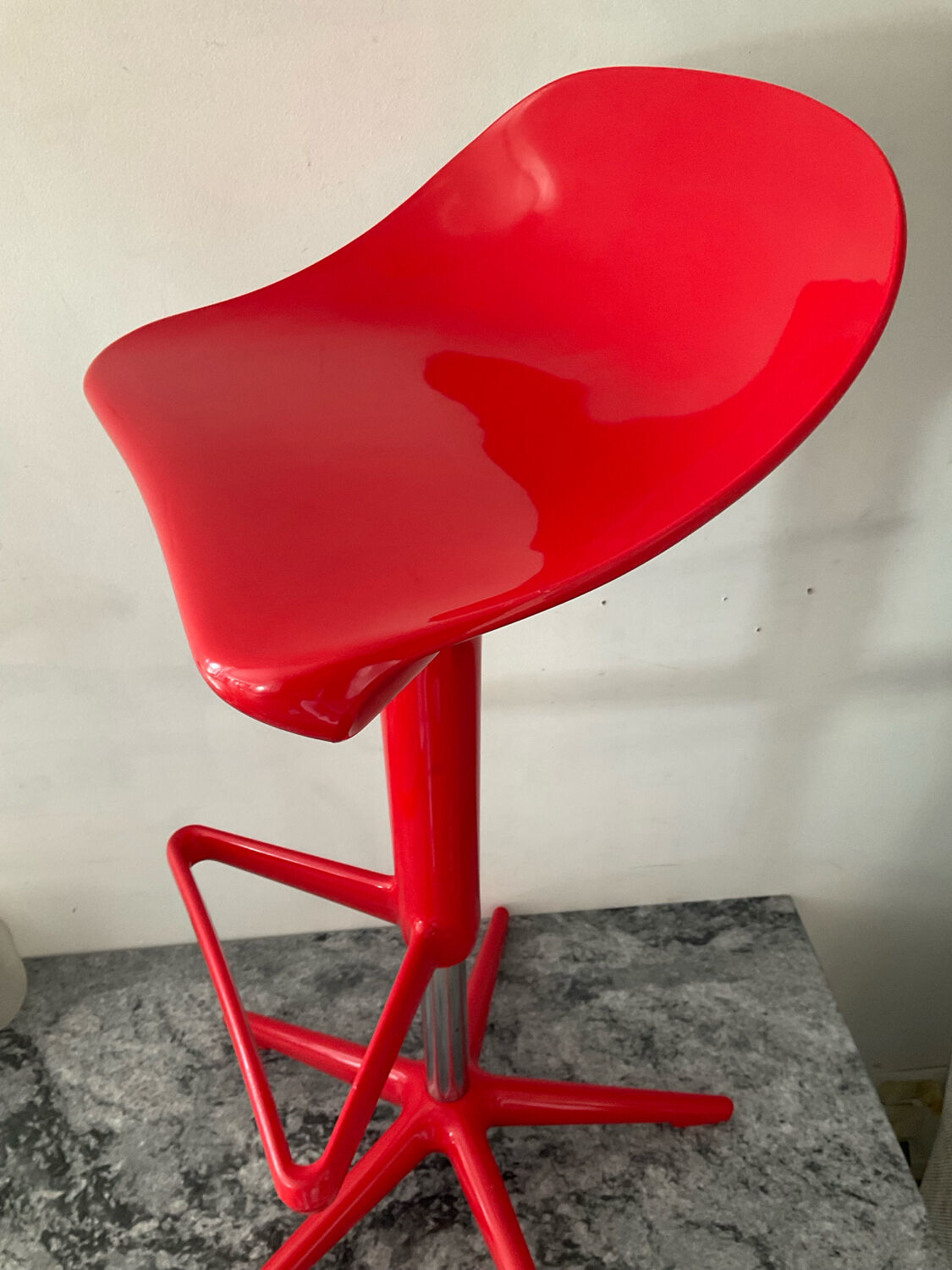 Spoon stool for Kartell by Antonio Citterio