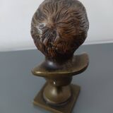 Buste enfant en bronze