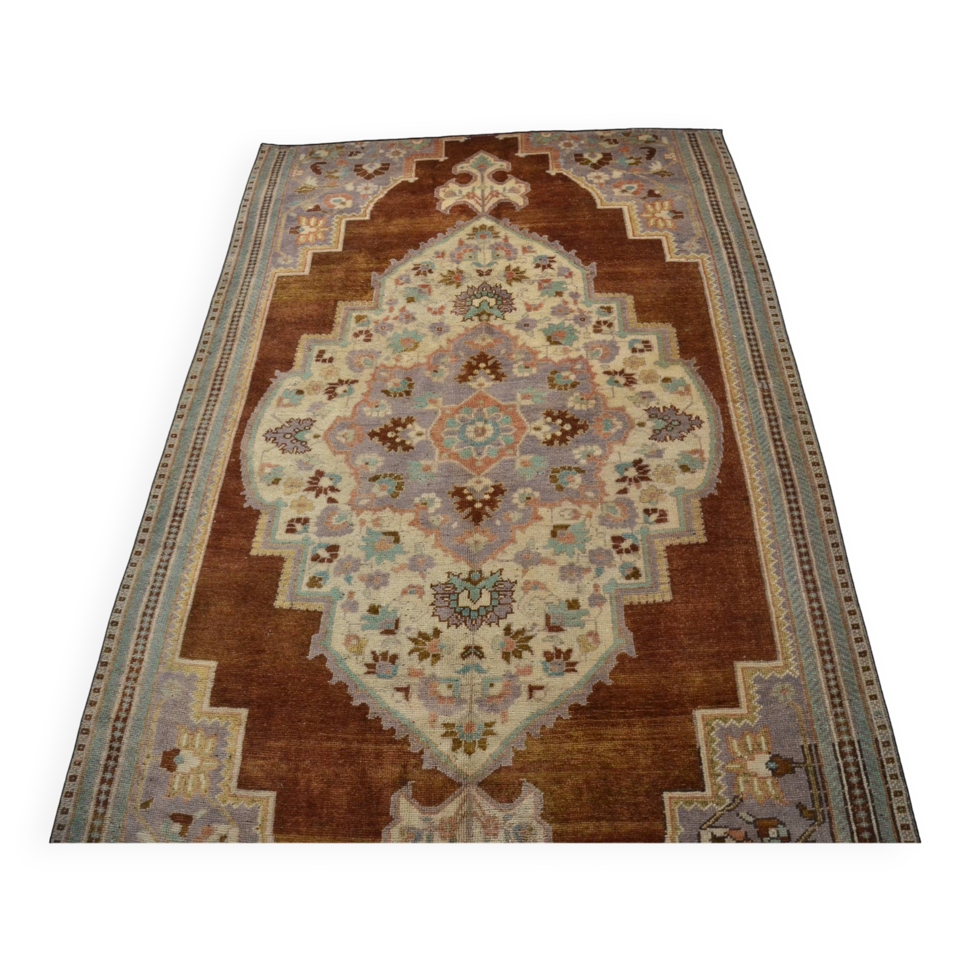 Turkish Oushak handmade rug sku 3568