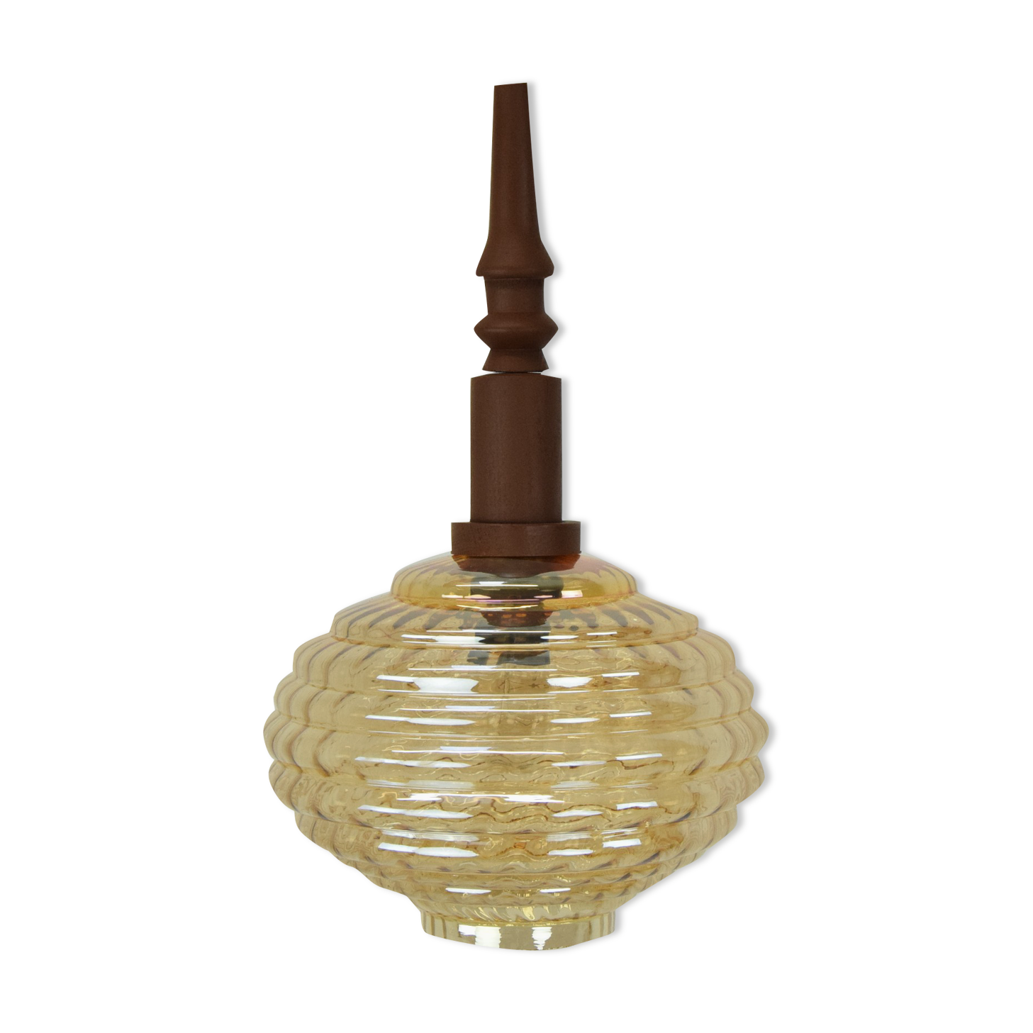 Mid-century Glass Pendant,1960's.