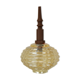 Suspension en verre du milieu du siècle années 1960