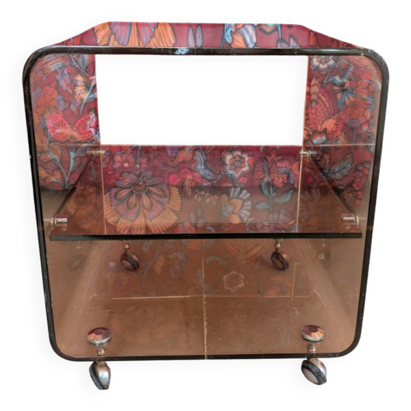 Table d'appoint en plexiglas fumé