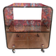 Table d'appoint en plexiglas fumé