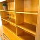 Bibliothèque vintage en teck avec tiroirs