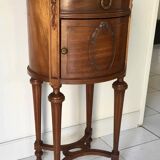 Louis XVI style round bedside table
