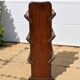 Vintage wooden magazine rack with 3 levels – display stand