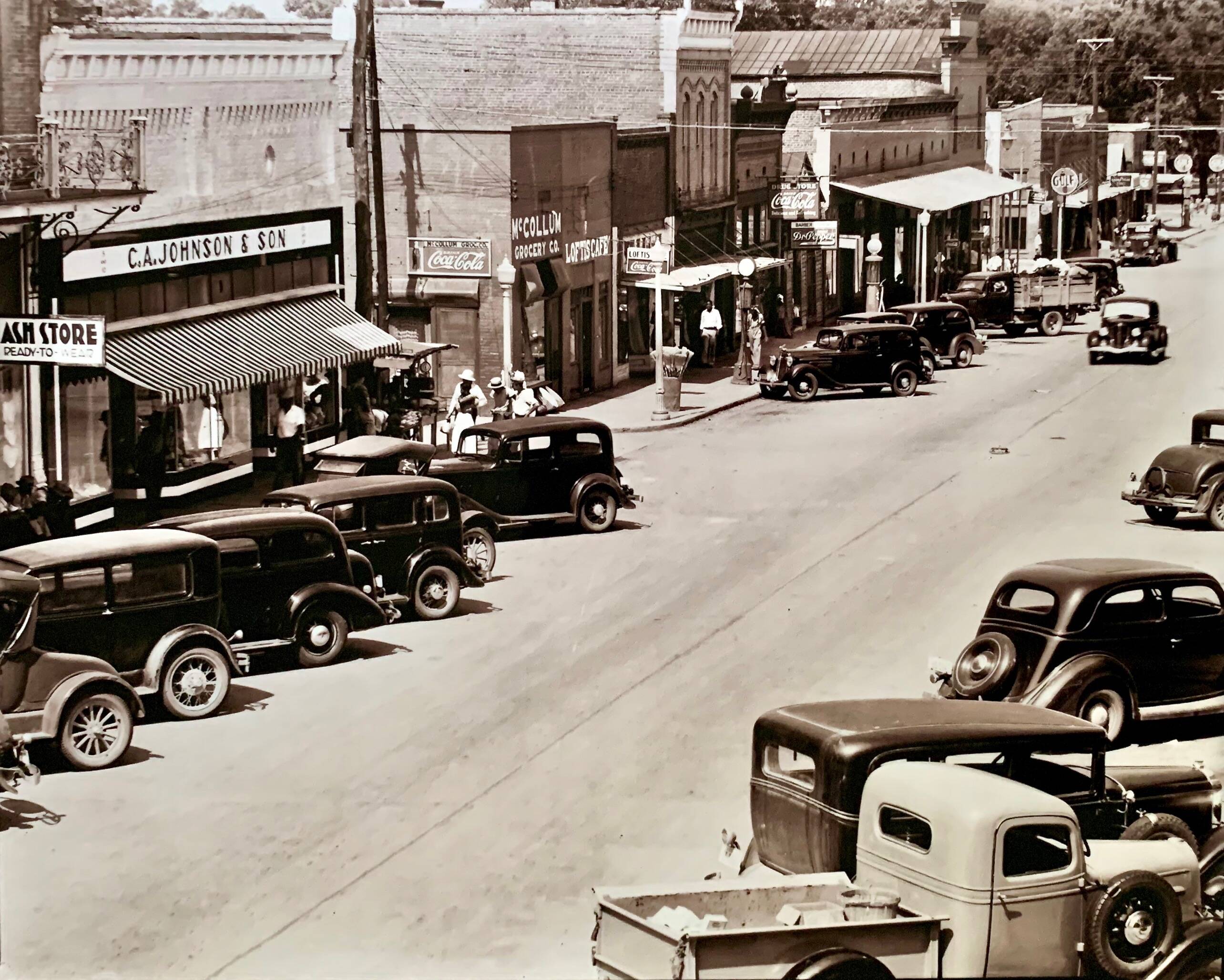 Fine Art Photography – Walker Evans Downtown Greensboro, Alabama