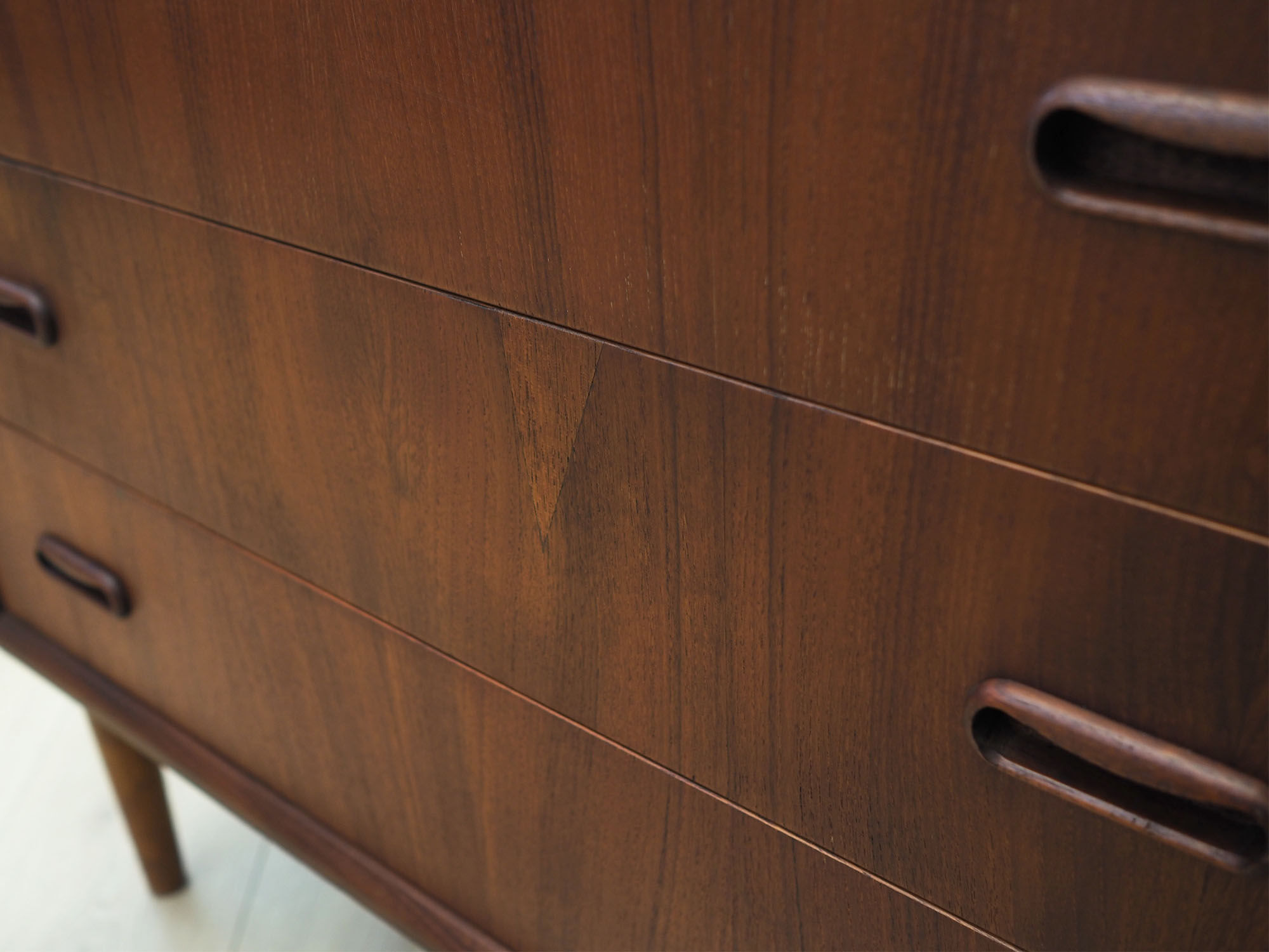 Teak chest of drawers, danish design, 1970s, made in denmark