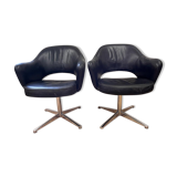 Two armchairs by Eero Saarinen for Knoll international