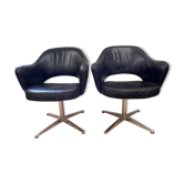 Two armchairs by Eero Saarinen for Knoll international