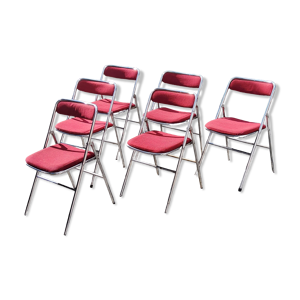 set de 6 chaises pliantes