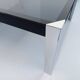 Vintage Italian square dining table by Faleschini for Mariani glass