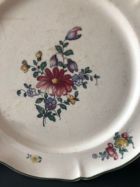 Old plate Villeroy - Boch (Mettlach) - model 1562 Old Strasbourg