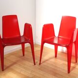 Pair of Bella Riffata chairs, Sawaya & Moroni