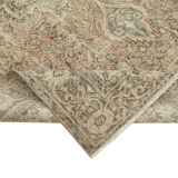 Handwoven one-of-a-kind anatolian beige carpet 195 cm x 300 cm