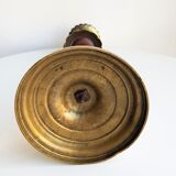 Ancient brass candlestick