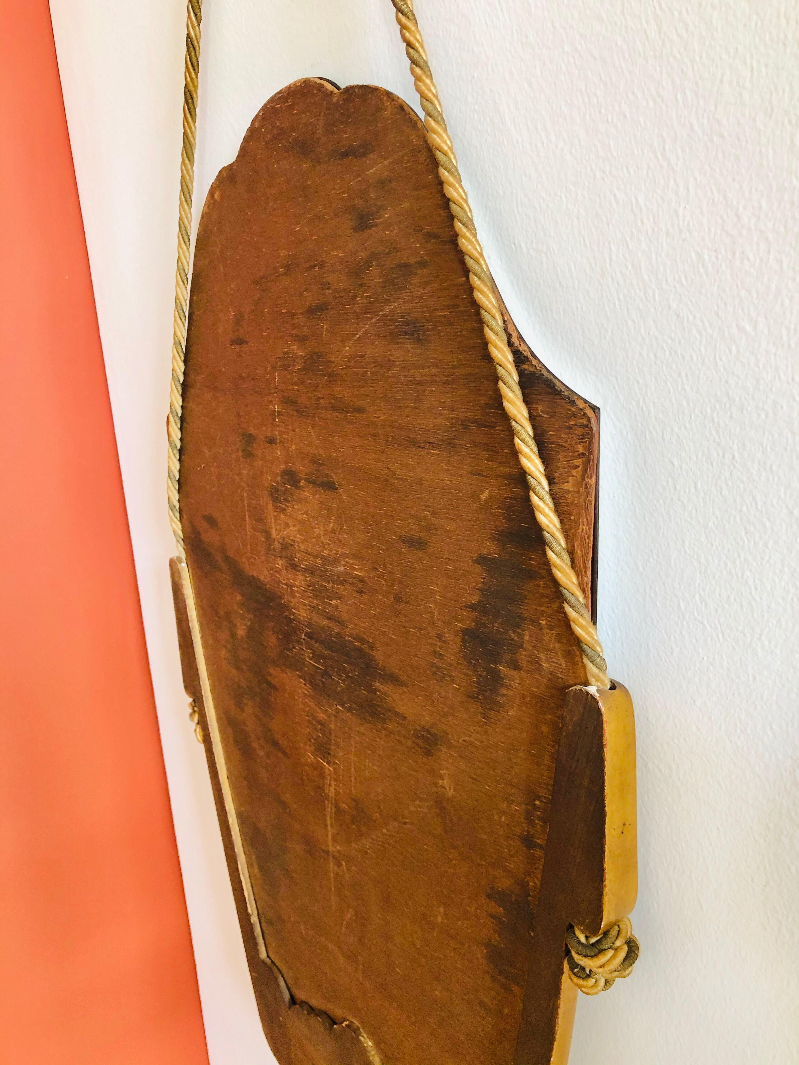 Art deco wall mirror - 77 x 47 cm