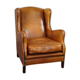 Fauteuil en cuir de mouton