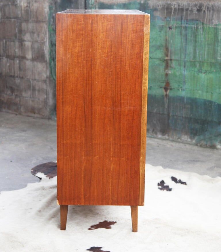 Vintage 5-drawer dresser Lane Burlwood 1960s