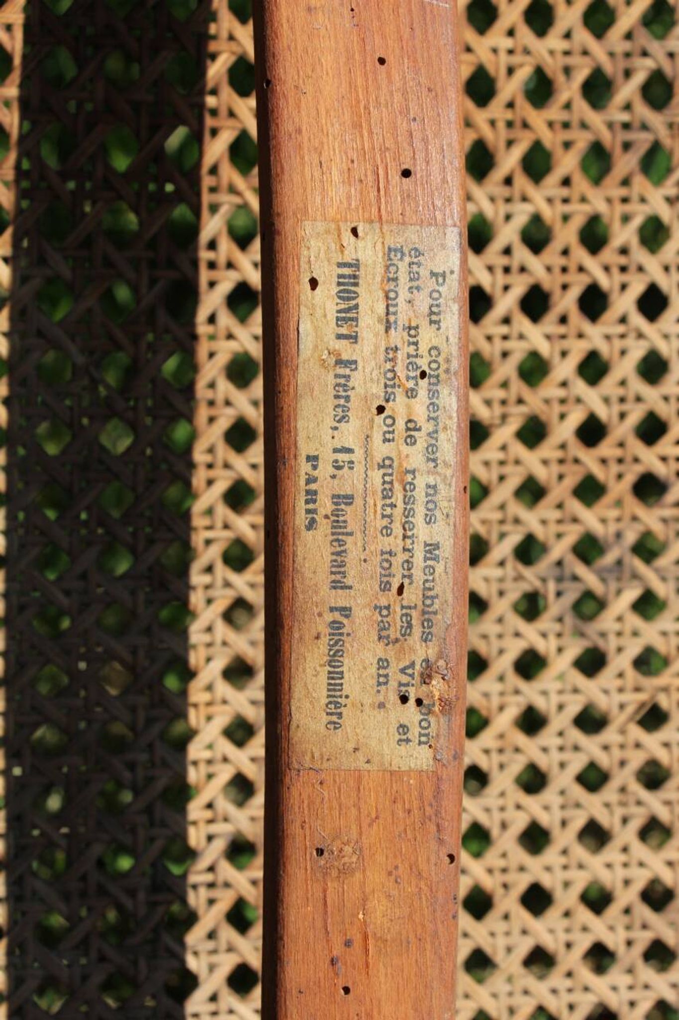 Banquette signé Thonet N°5 époque 1880