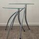 Duo de tables gigognes pied tripode