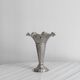 Petit vase vintage en aluminium léger