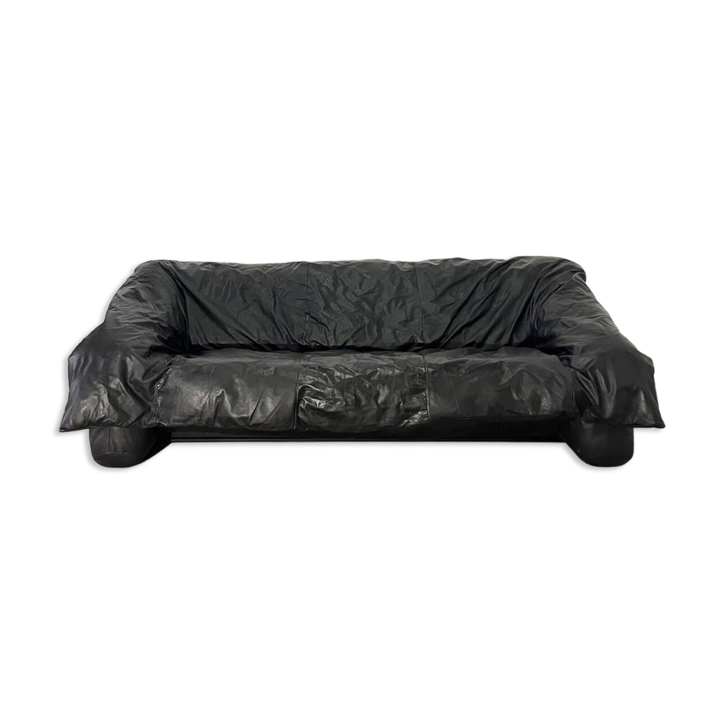 Méridienne en cuir marron, Daybed Barcelona - Stefano Design