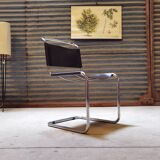 Chair S33 Marcel Breuer Thonet black leather