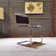 Chaise S33 Marcel Breuer Thonet cuir noir