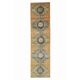 Vintage Turkish Oushak Handmade Wool Runner 89x344