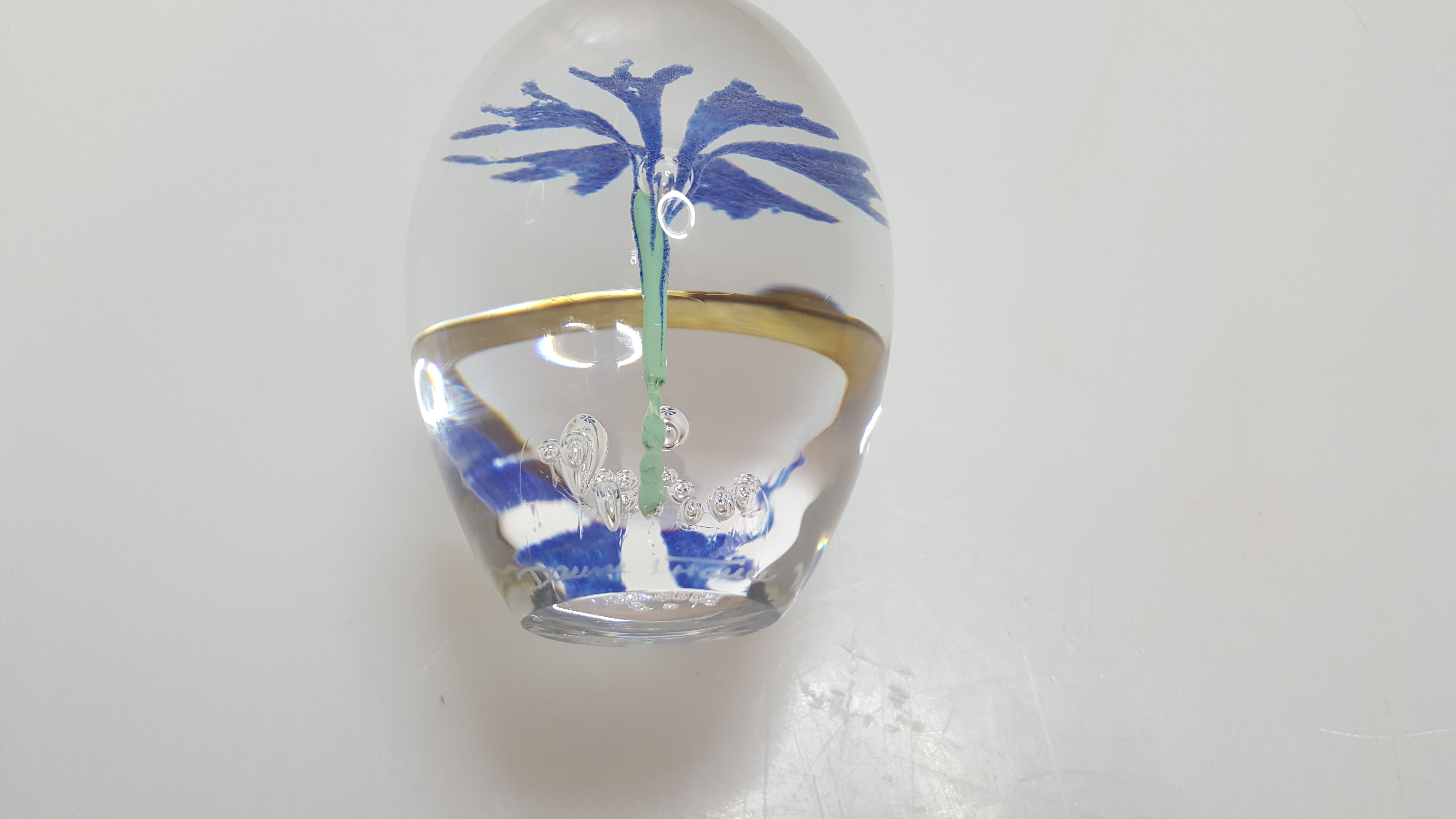 Daum Nancy Egg Paper Press signed