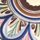 Decorative ceramic plate matte Sanguino Spain