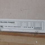 Swedish Mid-Century Oil on Canvas " Blåklocka" by S. Borgström