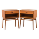Pair of mid-century teak nightstands, Denmark 1960s