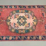 Vintage turkish oushak rug 160x89 cm carpet