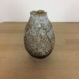 Textured signed sandstone vase