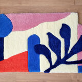Tapis tufté main asymétrique 90x50