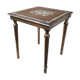 Square pedestal table gilded wood florentine style vintage 1950