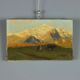 Old painting signed E. Spreafico, oil on canvas, Italy, 19th century.